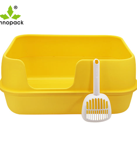 Cat Litter Box Large Top Entry Anti-Splashing Litter Box Enclosed Drawer Type Cat Toilet Easy Cleaning