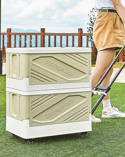 Folding Car Trunk Storage Box Camping Picnic BBQ Car Food Container Organizer Box