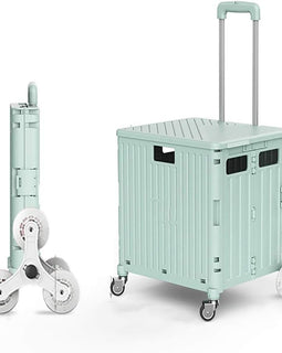 Colorful plastic shopping cart trolley snap on kids trolley bags with large capacity 50l folding box shopping cart trolley