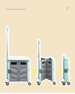 New Hot Plastic Car Camping Cloths Collapsible Stretchable Folding Box Storage With Wheels