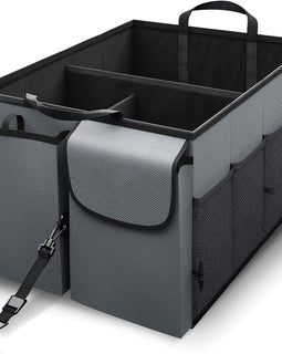Factory hot selling Large car trunk organizer With Built-in Cooler Bag folded car storage bag