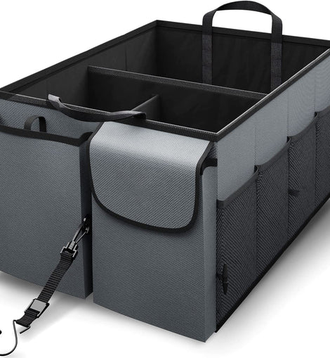 Factory hot selling Large car trunk organizer With Built-in Cooler Bag folded car storage bag