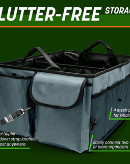 Factory hot selling Large car trunk organizer With Built-in Cooler Bag folded car storage bag