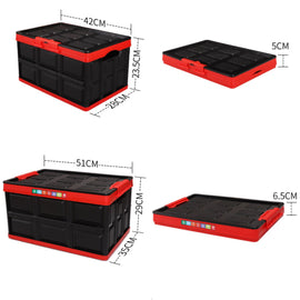 Car Trunk Organizer Storage Box Collapsible Non-Slip Auto Cargo Storage Container Toys Food Storage Bag Camping Pack