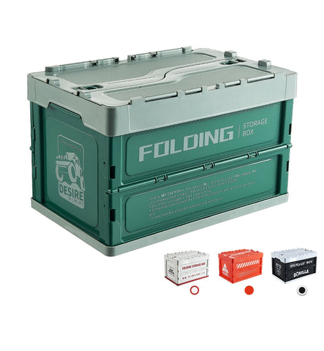 Car Trunk Organizer Box Collapsible Car Storage Organizer Non Slip Bottom Outdoor Ice Box