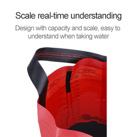 Travel outdoor camping collapsible bucket wear-resistant holding portable container