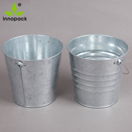 Small Galvanized metal bucket beer bucket