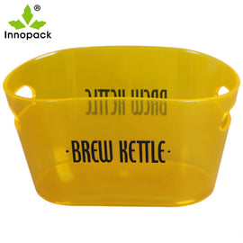 New Product Hot Sale Custom Logo Champagne Vodka Acrylic Plastic Ice Bucket For KTV Party