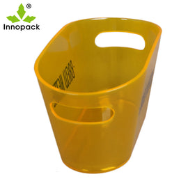New Product Hot Sale Custom Logo Champagne Vodka Acrylic Plastic Ice Bucket For KTV Party