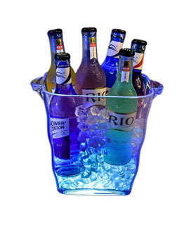Colorful Champagne Ice Bucket Round square Shape Beer Wine Ice Bucket Luminous Ice Bucket